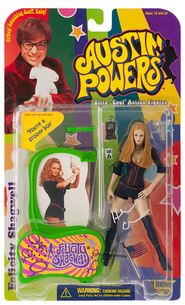 Heather Graham Signed Austin Powers Felicity Shagwell McFarlane Toys 1999 Action Figure NIB - GRAOTH500 - Heather Graham Signed Austin Powers Felicity Shagwell McFarlane Toys 1999 Action Figure NIB product image