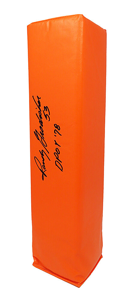 Randy Gradishar Signed Orange Endzone Pylon w/DPOY'78 - GRAPYL300 - Randy Gradishar Signed Orange Endzone Pylon w/DPOY'78 product image