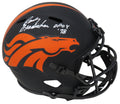Randy Gradishar Signed Denver Broncos Eclipse Black Matte Riddell Full Size Speed Replica Helmet w/DPOY'78 - GRAREP313 - Randy Gradishar Signed Denver Broncos Eclipse Black Matte Riddell Full Size Speed Replica Helmet w/DPOY'78 product image