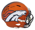 Randy Gradishar Signed Denver Broncos FLASH Riddell Full Size Speed Replica Helmet w/DPOY'78 - GRAREP316 - Randy Gradishar Signed Denver Broncos FLASH Riddell Full Size Speed Replica Helmet w/DPOY'78 product image