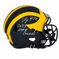 Kenneth Grant Signed Michigan Wolverines Riddell Full Size Speed Replica Helmet w/2023 Natty Champs - GRAREP320 - Kenneth Grant Signed Michigan Wolverines Riddell Full Size Speed Replica Helmet w/2023 Natty Champs product image