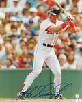Mike Greenwell Signed Boston Red Sox White Jersey Batting 8x10 Photo - GRE08P102 - Mike Greenwell Signed Boston Red Sox White Jersey Batting 8x10 Photo product image