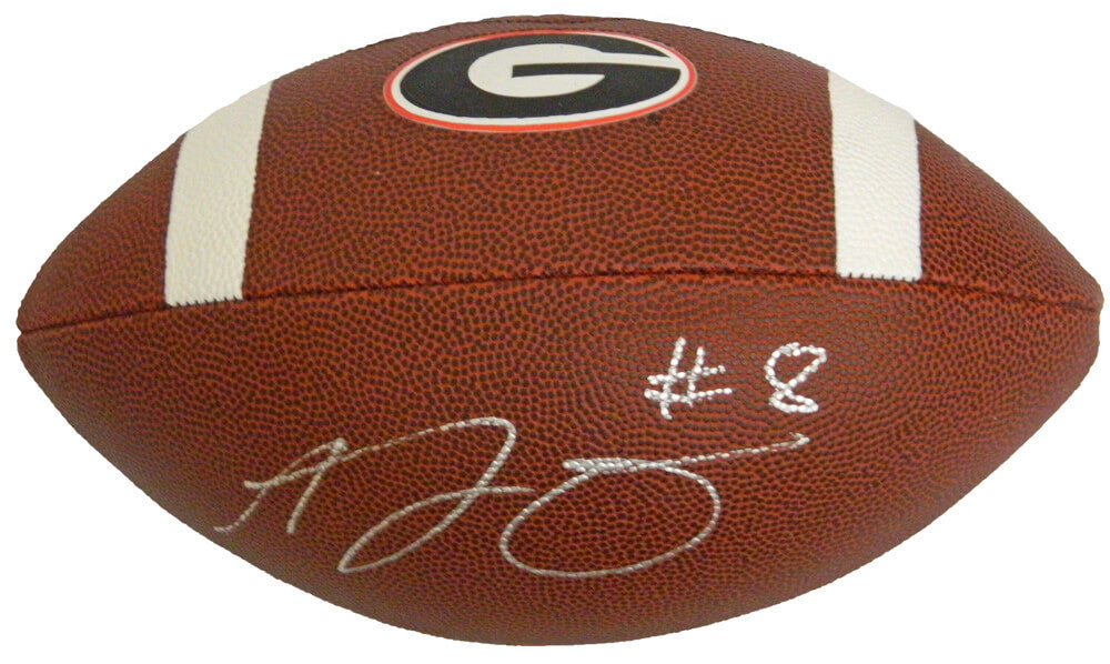 A.J. (AJ) Green Signed Georgia Bulldogs Rawlings Full Size Logo Football - GREFTB304 - A.J. (AJ) Green Signed Georgia Bulldogs Rawlings Full Size Logo Football product image