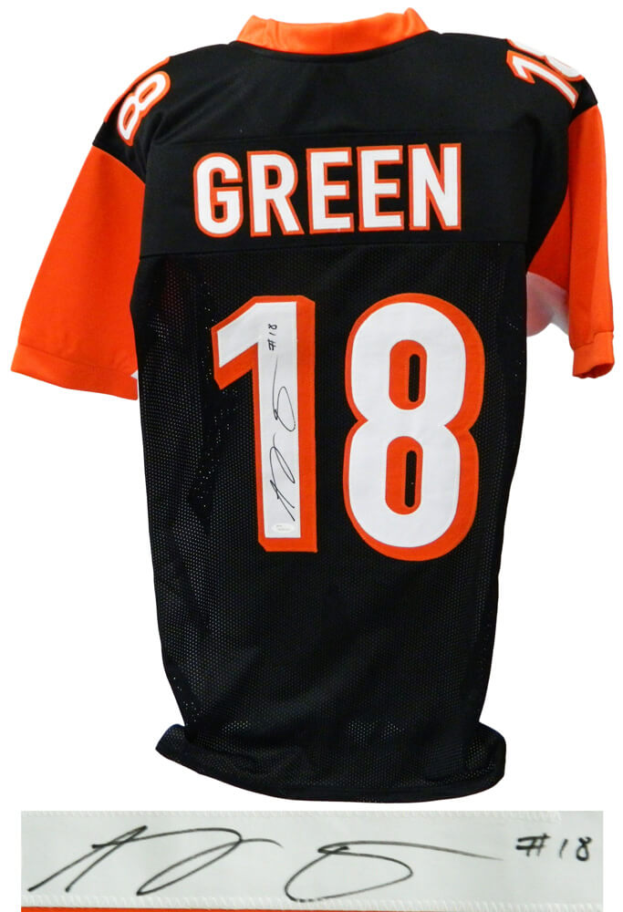 A.J. (AJ) Green Signed Black Custom Football Jersey - JSA - GREJRY304 - A.J. (AJ) Green Signed Black Custom Football Jersey - JSA product image