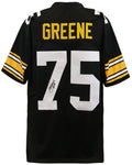 Joe Greene Signed Black Custom Football Jersey w/HOF'87 - GREJRY310 - Joe Greene Signed Black Custom Football Jersey w/HOF'87 product image