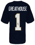 Jaden Greathouse Signed Navy Custom College Football Jersey - GREJRY320 - Jaden Greathouse Signed Navy Custom College Football Jersey product image