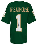 Jaden Greathouse Signed Green Custom College Football Jersey - GREJRY321 - Jaden Greathouse Signed Green Custom College Football Jersey product image