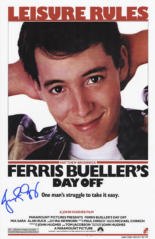 Jennifer Grey (Full Name Signature) Signed Ferris Bueller's Day Off 11x17 Movie Poster - GREPST506 - Jennifer Grey (Full Name Signature) Signed Ferris Bueller's Day Off 11x17 Movie Poster product image