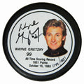 Wayne Gretzky Signed Los Angeles Kings All Time Scoring Record Gretzky Image Limited Edition Hockey Puck - GREPUC403 - Wayne Gretzky Signed Los Angeles Kings All Time Scoring Record Gretzky Image Limited Edition Hockey Puck product image