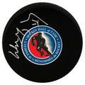Wayne Gretzky Signed Hockey Hall of Fame Logo Hockey Puck - (Beckett & WG Authentic) - GREPUC414 - Wayne Gretzky Signed Hockey Hall of Fame Logo Hockey Puck - (Beckett & WG Authentic) product image