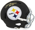 Joe Greene Signed Pittsburgh Steelers Throwback Riddell Full Size Speed Replica Helmet w/HOF'87 - GREREP311 - Joe Greene Signed Pittsburgh Steelers Throwback Riddell Full Size Speed Replica Helmet w/HOF'87 product image