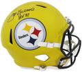 Joe Greene Signed Pittsburgh Steelers FLASH Riddell Full Size Speed Replica Helmet w/HOF'87 - GREREP312 - Joe Greene Signed Pittsburgh Steelers FLASH Riddell Full Size Speed Replica Helmet w/HOF'87 product image