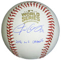 Justin Grimm Signed Rawlings Official 2016 World Series Baseball w/2016 WS Champs - GRIBSB101 - Justin Grimm Signed Rawlings Official 2016 World Series Baseball w/2016 WS Champs product image