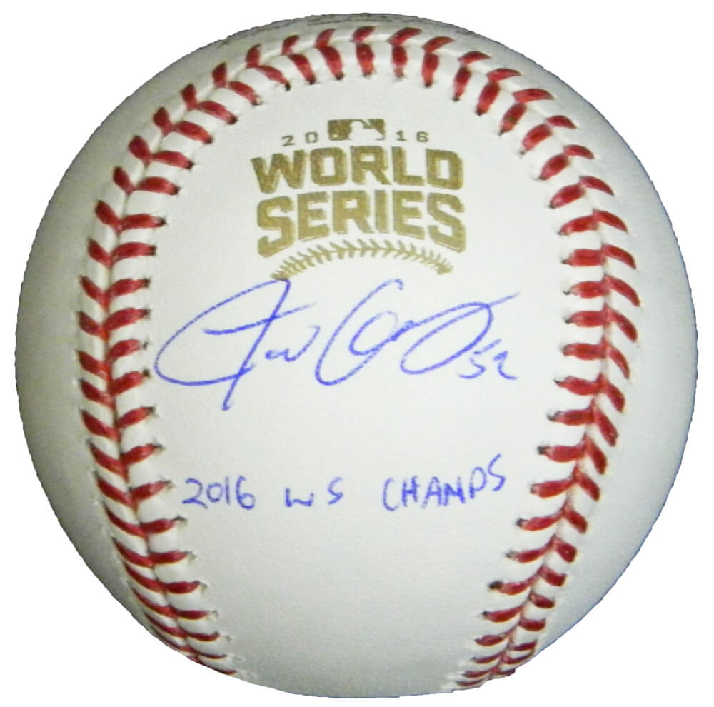 Justin Grimm Signed Rawlings Official 2016 World Series Baseball w/2016 WS Champs - GRIBSB101 - Justin Grimm Signed Rawlings Official 2016 World Series Baseball w/2016 WS Champs product image