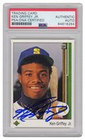 Ken Griffey Jr Signed Seattle Mariners 1989 Upper Deck Rookie Baseball Card #1 (PSA Encapsulated) - GRICAR103 - Ken Griffey Jr Signed Seattle Mariners 1989 Upper Deck Rookie Baseball Card #1 (PSA Encapsulated) product image