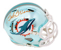 Bob Griese Signed Miami Dolphins Chrome Riddell Speed Mini Helmet - GRIMIN311 - Bob Griese Signed Miami Dolphins Chrome Riddell Speed Mini Helmet product image