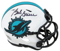 Bob Griese Signed Miami Dolphins Lunar Eclipse White Matte Riddell Speed Mini Helmet - GRIMIN314 - Bob Griese Signed Miami Dolphins Lunar Eclipse White Matte Riddell Speed Mini Helmet product image