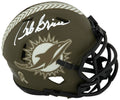 Bob Griese Signed Miami Dolphins Salute To Service Riddell Speed Mini Helmet - GRIMIN318 - Bob Griese Signed Miami Dolphins Salute To Service Riddell Speed Mini Helmet product image