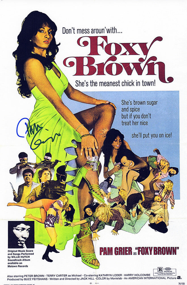 Pam Grier Signed Foxy Brown 11x17 Movie Poster - GRIPST500 - Pam Grier Signed Foxy Brown 11x17 Movie Poster product image