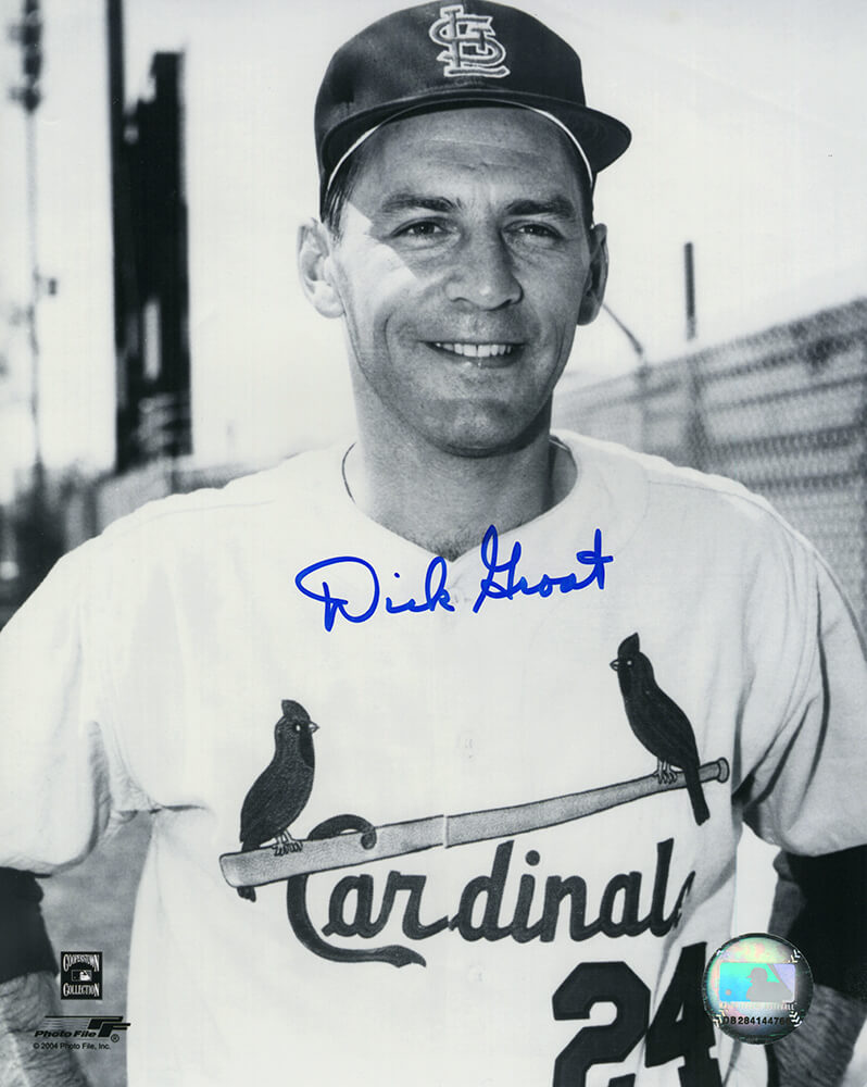 Dick Groat Signed St Louis Cardinals B&W Pose 8x10 Photo - GRO08P100 - Dick Groat Signed St Louis Cardinals B&W Pose 8x10 Photo product image