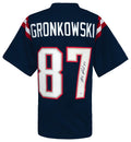 Rob Gronkowski Signed Navy Custom Football Jersey - (PSA) - GROJRY303 - Rob Gronkowski Signed Navy Custom Football Jersey - (PSA) product image