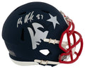 Rob Gronkowski Signed New England Patriots AMP Riddell Speed Mini Helmet - (Radtke) - GROMIN302 - Rob Gronkowski Signed New England Patriots AMP Riddell Speed Mini Helmet - (Radtke) product image
