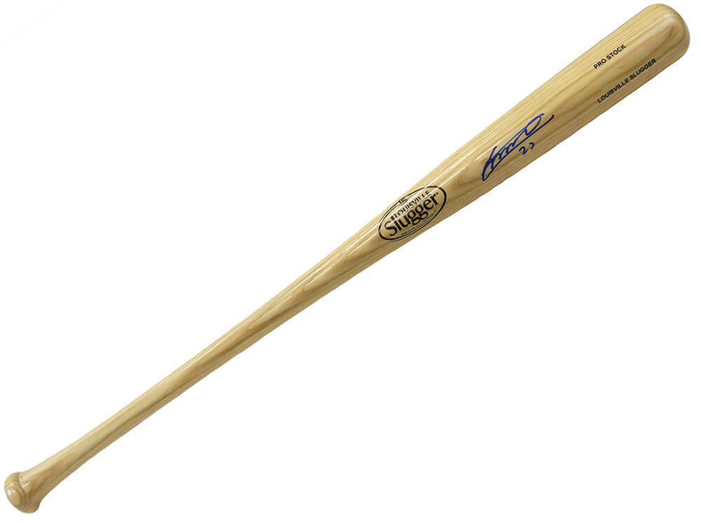 Vladimir Guerrero Jr Signed Louisville Slugger Pro Stock Blonde Baseball Bat (JSA) - GUEBAT101 - Vladimir Guerrero Jr Signed Louisville Slugger Pro Stock Blonde Baseball Bat (JSA) product image