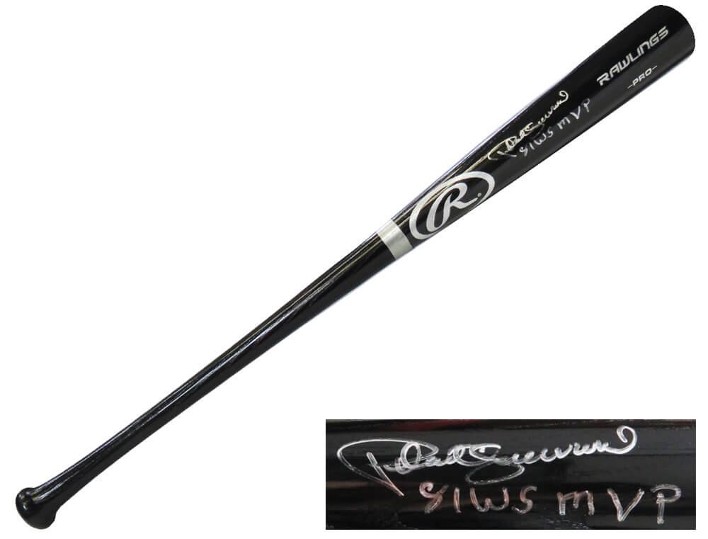 Pedro Guerrero Signed Rawlings Pro Black Baseball Bat w/81 WS MVP - GUEBAT110 - Pedro Guerrero Signed Rawlings Pro Black Baseball Bat w/81 WS MVP product image