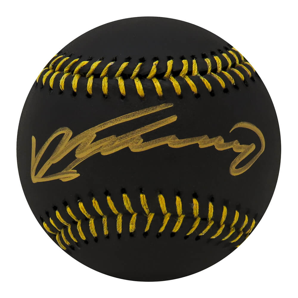 Vladimir Guerrero Sr. Signed Rawlings Black MLB Baseball - GUEBSB101 - Vladimir Guerrero Sr. Signed Rawlings Black MLB Baseball product image