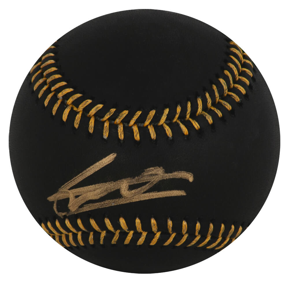 Vladimir Guerrero Jr Signed Rawlings Black MLB Baseball - (JSA) - GUEBSB114 - Vladimir Guerrero Jr Signed Rawlings Black MLB Baseball - (JSA) product image