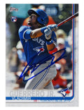Vladimir Guerrero Jr Signed Toronto Blue Jays 2019 Topps Series 2 Rookie Baseball Trading Card (No #) - GUECAR100 - Vladimir Guerrero Jr Signed Toronto Blue Jays 2019 Topps Series 2 Rookie Baseball Trading Card (No #) product image