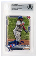 Vladimir Guerrero Jr. Signed Blue Jays 2021 Bowman Baseball Trading Card #73 - (Beckett Encapsulated) - GUECAR113 - Vladimir Guerrero Jr. Signed Blue Jays 2021 Bowman Baseball Trading Card #73 - (Beckett Encapsulated) product image