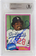 Pedro Guerrero Signed Los Angeles Dodgers 1981 Topps Baseball Card #651 (Beckett Encapsulated) - GUECAR121 - Pedro Guerrero Signed Los Angeles Dodgers 1981 Topps Baseball Card #651 (Beckett Encapsulated) product image