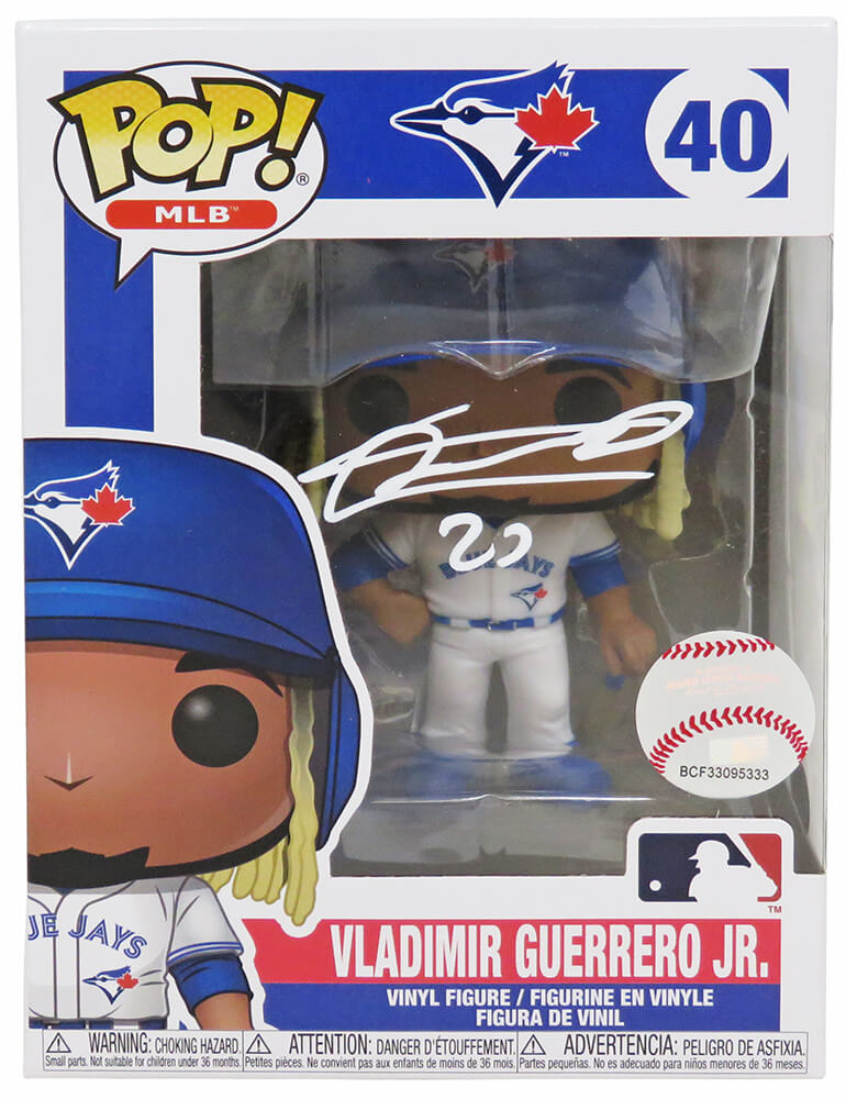 Vladimir Guerrero Jr Signed Toronto Blue Jays Funko Pop Doll #40 - GUEFUN100 - Vladimir Guerrero Jr Signed Toronto Blue Jays Funko Pop Doll #40 product image