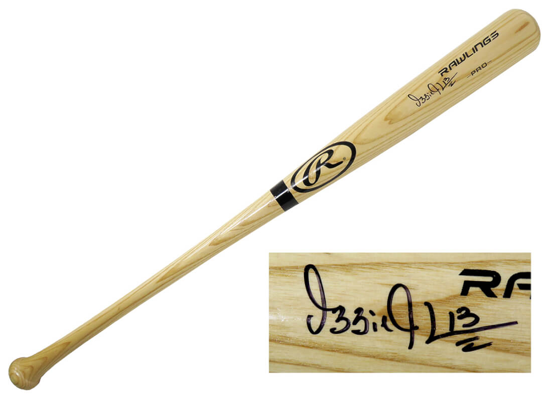Ozzie Guillen Signed Rawlings Blonde Big Stick Baseball Bat - GUIBAT103 - Ozzie Guillen Signed Rawlings Blonde Big Stick Baseball Bat product image