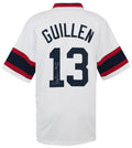 Ozzie Guillen Signed White Custom Baseball Jersey w/85 AL ROY - GUIJRY102 - Ozzie Guillen Signed White Custom Baseball Jersey w/85 AL ROY product image