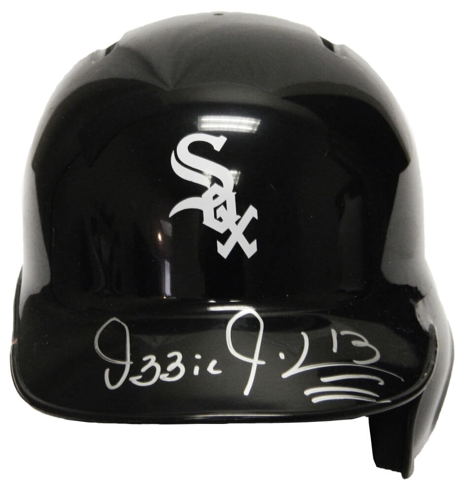 Ozzie Guillen Signed Chicago White Sox Rawlings Mini Batting Helmet - GUIMIN100 - Ozzie Guillen Signed Chicago White Sox Rawlings Mini Batting Helmet product image