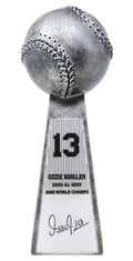 Ozzie Guillen Signed Baseball World Champion 14 Inch Replica Silver Trophy - GUITRO100 - Ozzie Guillen Signed Baseball World Champion 14 Inch Replica Silver Trophy product image