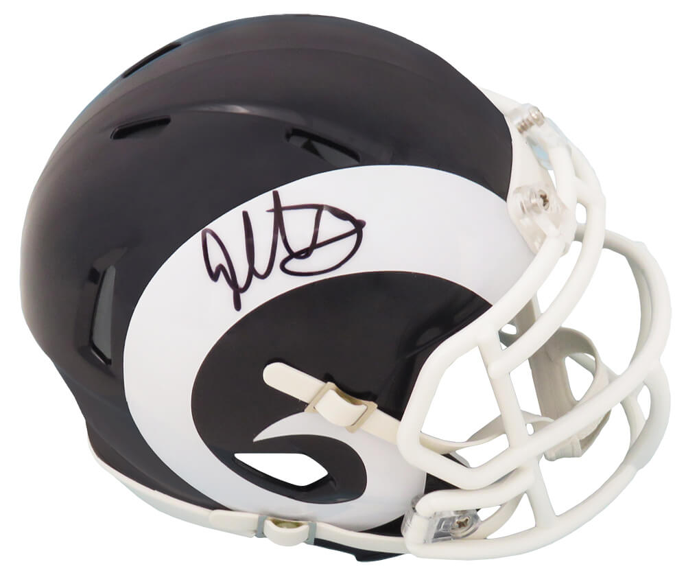 Todd Gurley Signed Los Angeles Rams Riddell Speed Mini Helmet (Fanatics) - GURMIN302 - Todd Gurley Signed Los Angeles Rams Riddell Speed Mini Helmet (Fanatics) product image