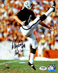 Ray Guy Signed Raiders Punting Action 8x10 Photo w/HOF'14 (PSA/DNA) - GUY08P302 - Ray Guy Signed Raiders Punting Action 8x10 Photo w/HOF'14 (PSA/DNA) product image