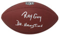 Ray Guy Signed Limited Full Size NFL Football w/Dr Hangtime - GUYFTB301 - Ray Guy Signed Limited Full Size NFL Football w/Dr Hangtime product image