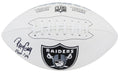 Ray Guy Signed Wilson Raiders Logo White Panel Full Size Football w/HOF'14 - GUYFTB305 - Ray Guy Signed Wilson Raiders Logo White Panel Full Size Football w/HOF'14 product image
