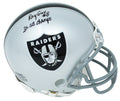 Ray Guy Signed Raiders Riddell Mini Helmet w/3x SB Champs - GUYMIN301 - Ray Guy Signed Raiders Riddell Mini Helmet w/3x SB Champs product image