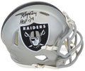 Ray Guy Signed Raiders FLASH Riddell Speed Mini Helmet w/HOF'14 - GUYMIN306 - Ray Guy Signed Raiders FLASH Riddell Speed Mini Helmet w/HOF'14 product image