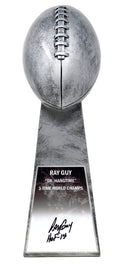 Ray Guy Signed Football World Champion 15 Inch Replica Silver Trophy w/HOF'14 - GUYTRO300 - Ray Guy Signed Football World Champion 15 Inch Replica Silver Trophy w/HOF'14 product image
