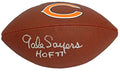 Gale Sayers Signed Chicago Bears NFL Full Size Logo Football w/HOF'77 - SAYFTB305 - Gale Sayers Signed Chicago Bears NFL Full Size Logo Football w/HOF'77 product image