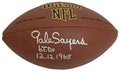 Gale Sayers Signed Wilson NFL Full Size Super Grip Football w/6 TDs 12-12-1965 - SAYFTB303 - Gale Sayers Signed Wilson NFL Full Size Super Grip Football w/6 TDs 12-12-1965 product image