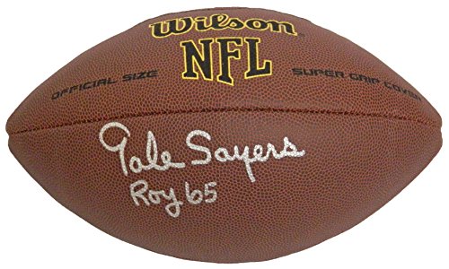 Gale Sayers Signed Wilson NFL Full Size Super Grip Football w/ROY'65 - SAYFTB302 - Gale Sayers Signed Wilson NFL Full Size Super Grip Football w/ROY'65 product image