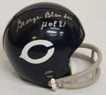 George Blanda Signed Autographed Bears Throwback Mini Helmet w/HOF'81 - BLAMIN300 - George Blanda Signed Autographed Bears Throwback Mini Helmet w/HOF'81 product image