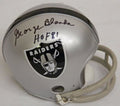 George Blanda Signed Autographed Raiders Throwback Mini Helmet w/HOF'81 - BLAMIN301 - George Blanda Signed Autographed Raiders Throwback Mini Helmet w/HOF'81 product image
